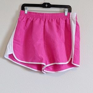 Danskin | Pink and White Shorts | Size 16